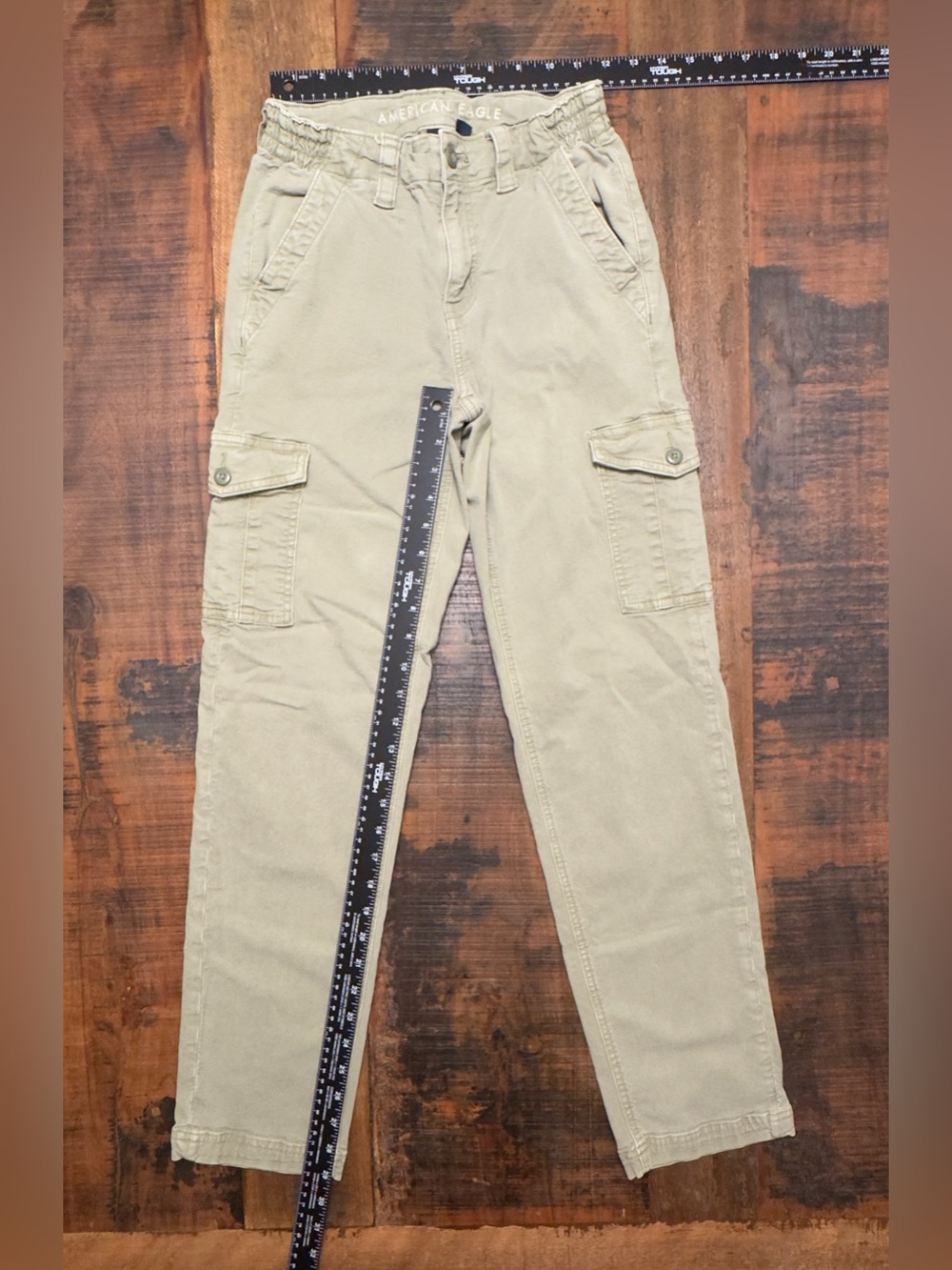 American Eagle Light Olive Green Stretch Cargo Pants 0R